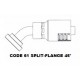 Code 61 45° Split Flange